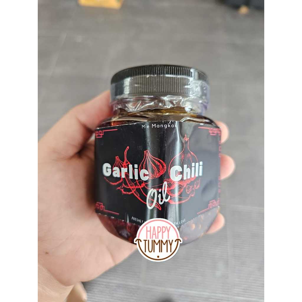 

Garlic Chili oil cap mangkok sambal minyak bawang 200ml