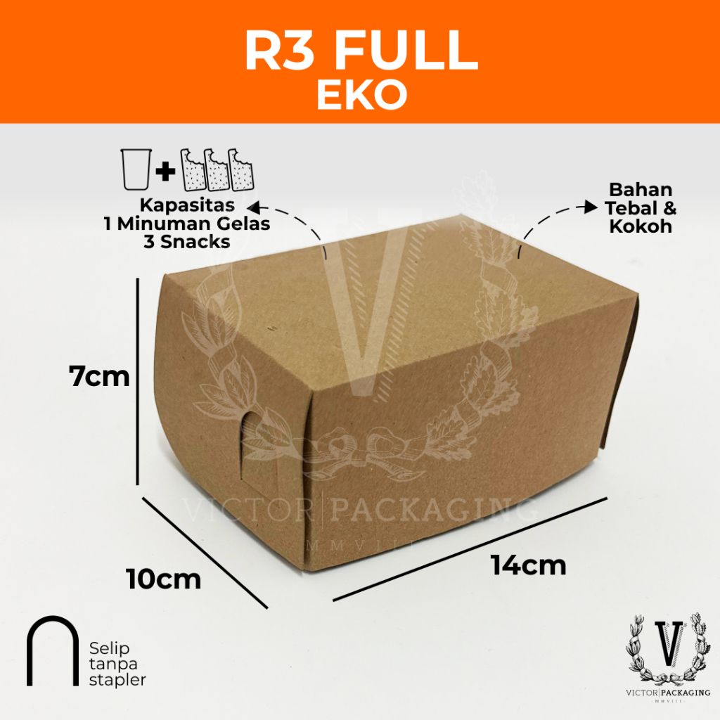 

(VICTOR) Dus R3 Besar / Dus R3 Renda besar / Kardus R3 renda besar / Dus R3 Jumbo - isi 25