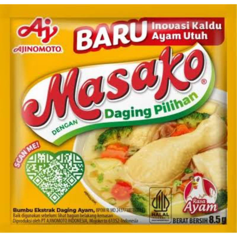

Masako Ayam 8,5 Gram