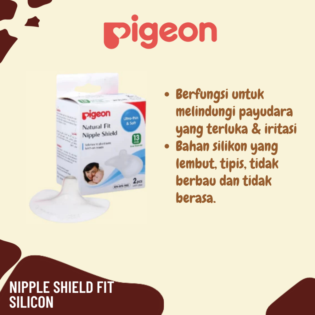 Pigeon Nipple Shield Fit Silicon - Pelindung Payudara