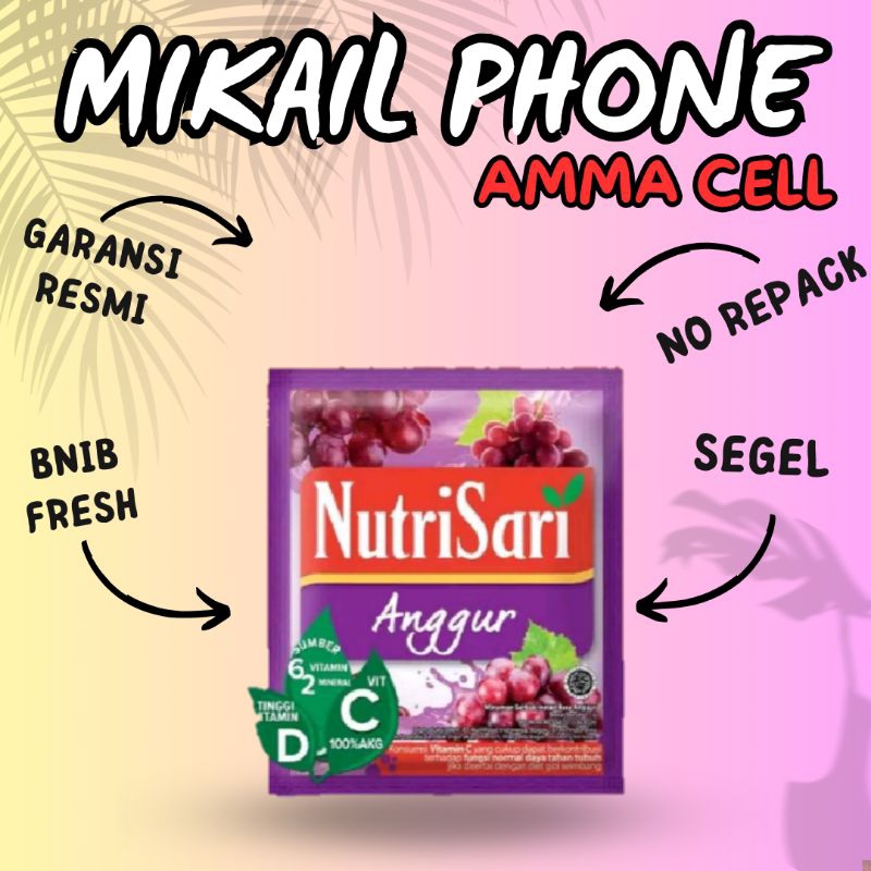 

Nutrisari rasa Anggur sacecth