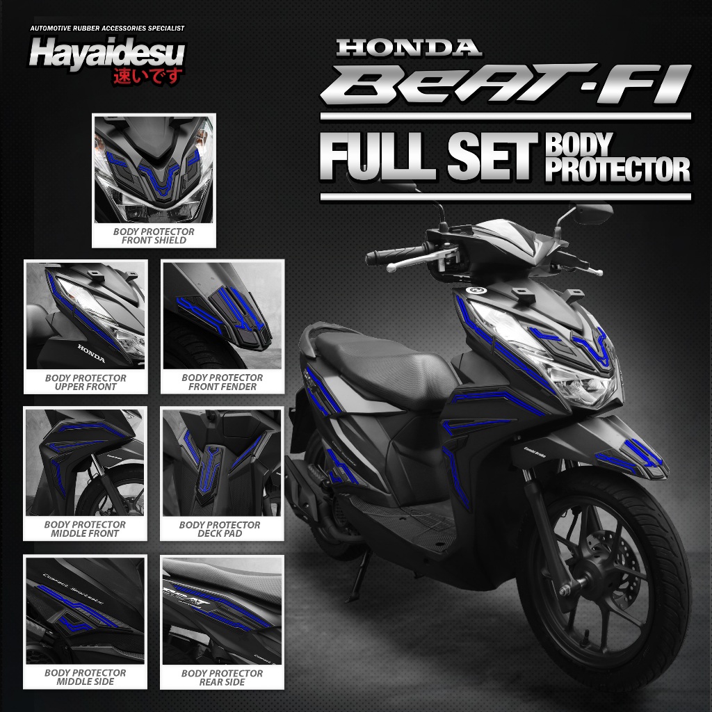 Hayaidesu BEAT 2020-2023 Deluxe/Street Body Protector Full Set Cover | BEEL