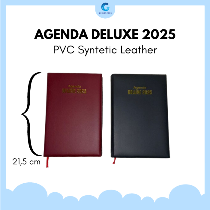 

Buku Agenda Deluxe 2025 Aneka Warna Cover Leather