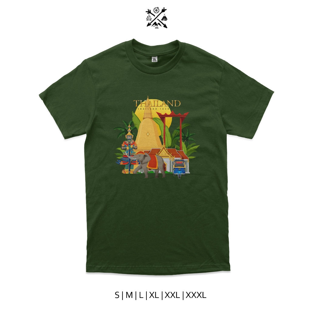 Kaos piknik thailand kaos thailand combed 24s