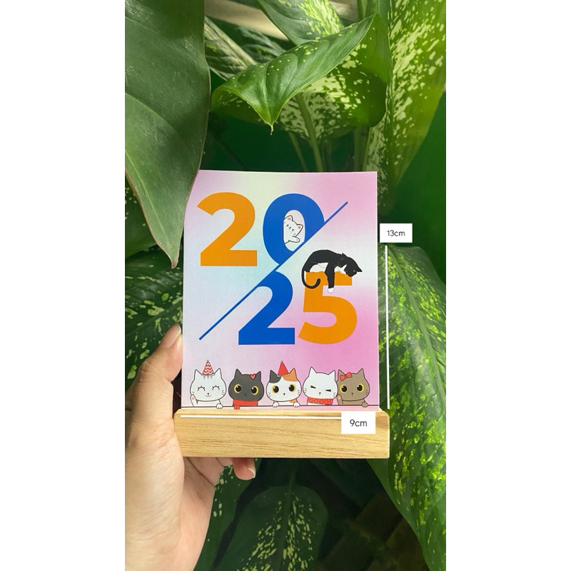 Kalender Stand Kayu