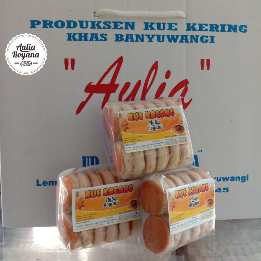 

Kue Kacang Besar Isi 12 biji Camila Kue Kering By Aulia Royana Khas Banyuwangi