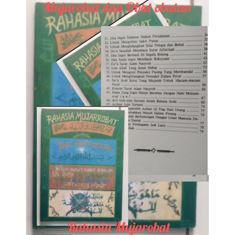 Mujarobat ,Rahasia Mujarobat dan Obat-obatan