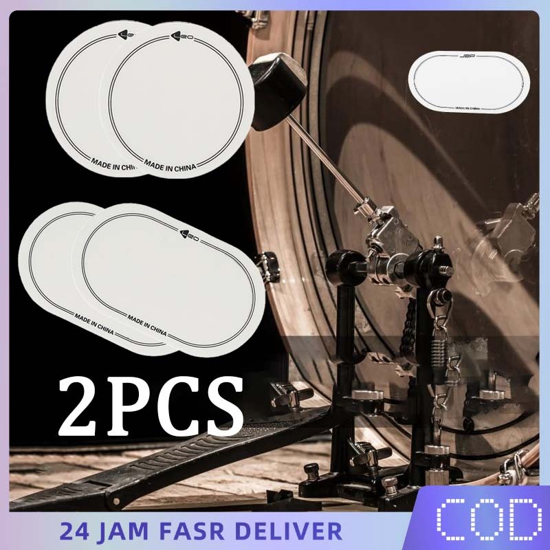2pcs Patch Bass Drum Pedal Bass Drum Perkusi Patch Double Patch Pedal Bass