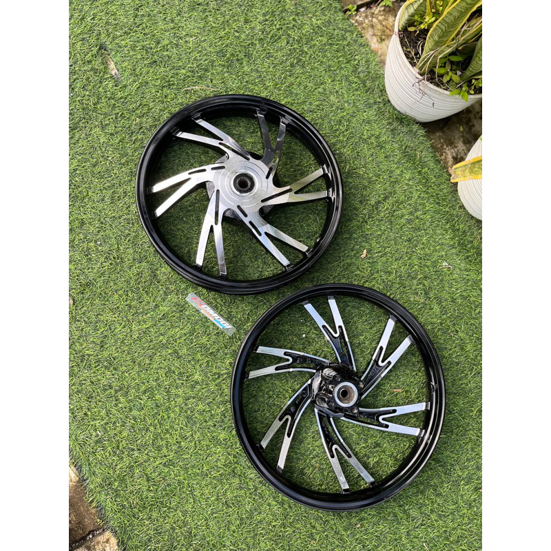 velg skydrive hayate skywave spin 125 custom bubut