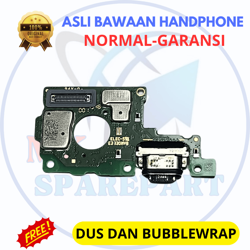 board papan konektor cas/flexible charger hp vivo s1 pro - asli original copotan cabutan bawaan