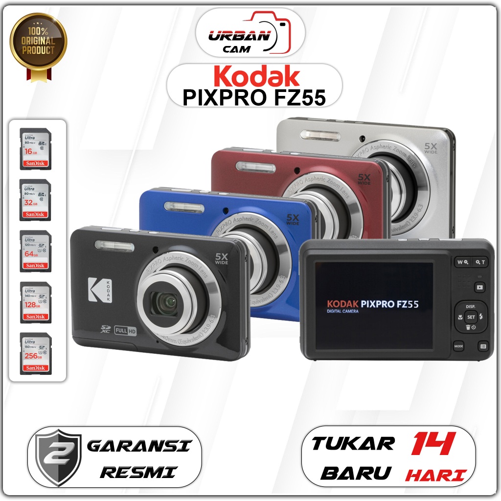 Kodak PIXPRO FZ55 Digital Camera / KODAK PIXPRO FZ 55/ KODAK FZ55