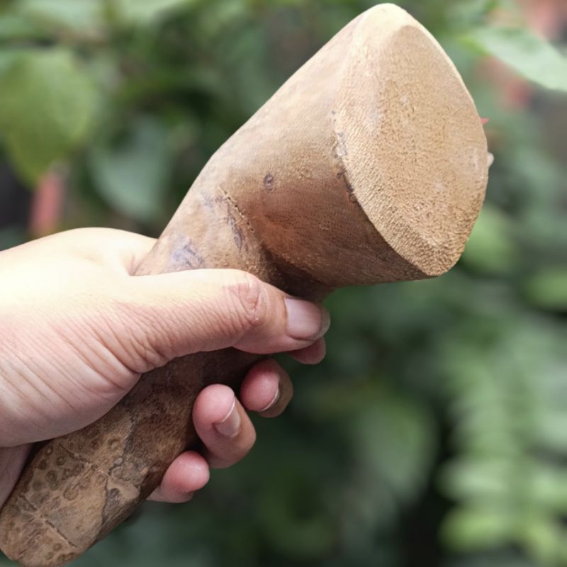 Ulekan Akar Bambu Besar Super Jumbo Anak Cobek Oyot Pring Dongklak Brungki