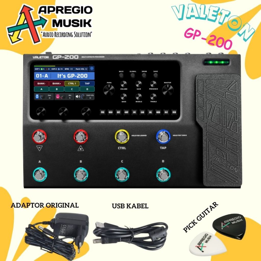 Valeton GP-200 GP200 GP 200 Multi-Effects Processor Original GP200 LT GP200 R GP200 X GP200 JR GP200