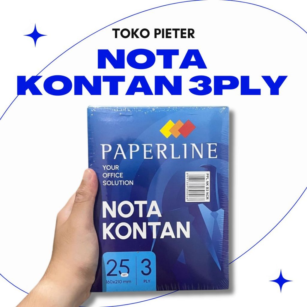 

(1PACK) Paperline Nota Kontan 3ply B3 NCR - PPL NK B3 NCR ISI 10