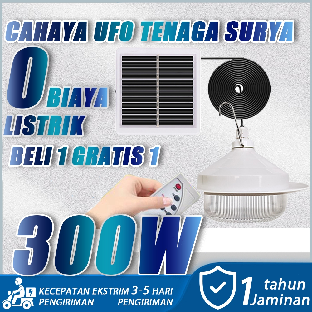 Lampu Tenaga Surya Lampu LED Tahan Lama Lampu Darurat Lampu Gantung Lampu Tenaga Surya UFO Lampu Dar