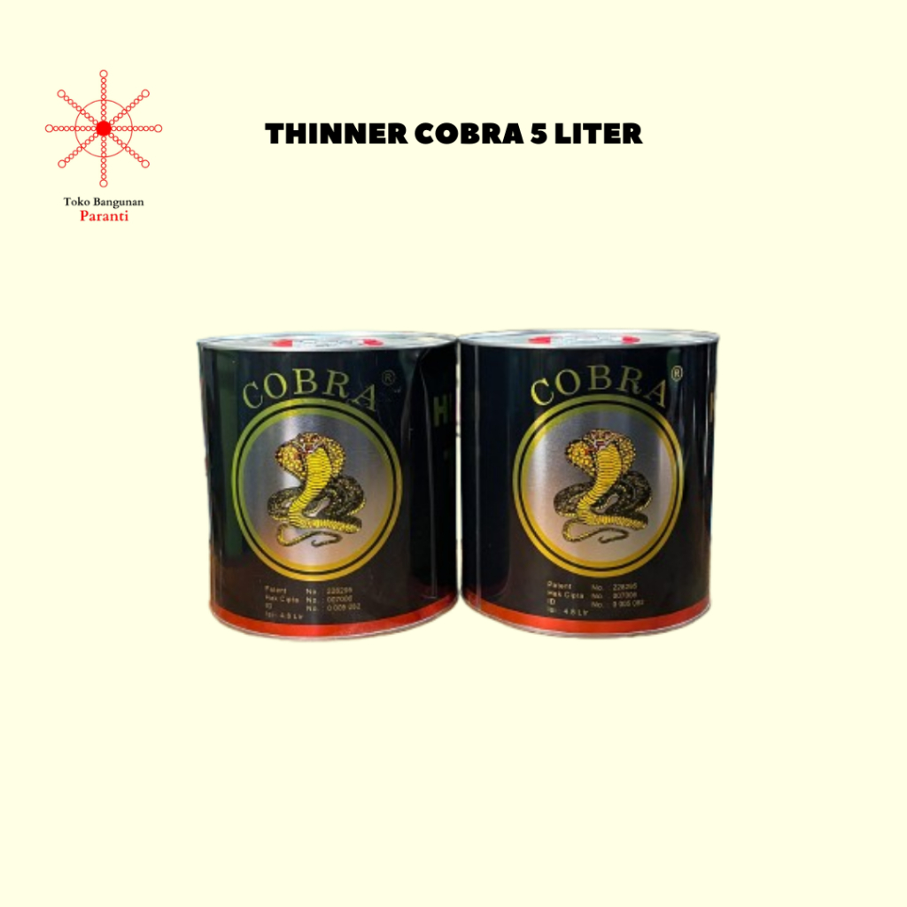 Thinner Cobra 5 Liter High Gloss Quality