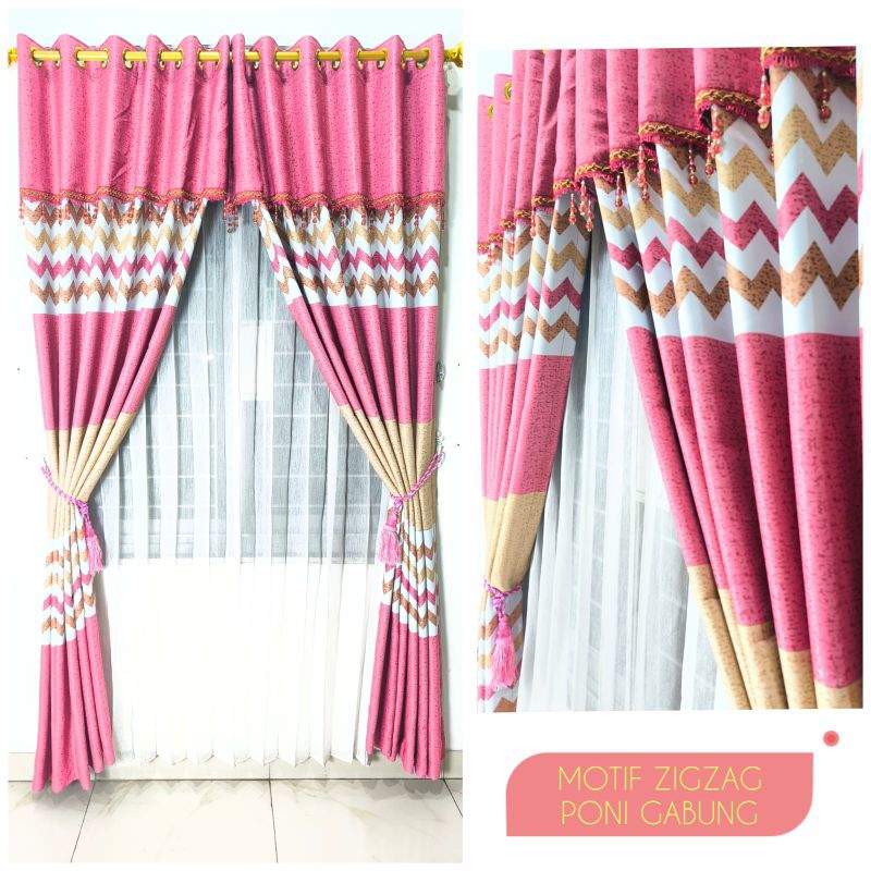 Gorden Poni Rumbai Elegan dan sentuhan Mewah untuk jendela