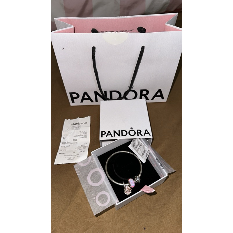 bangle charm pandora original preloved