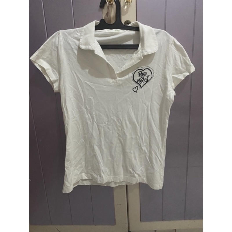 Preloved bossini shirt putih