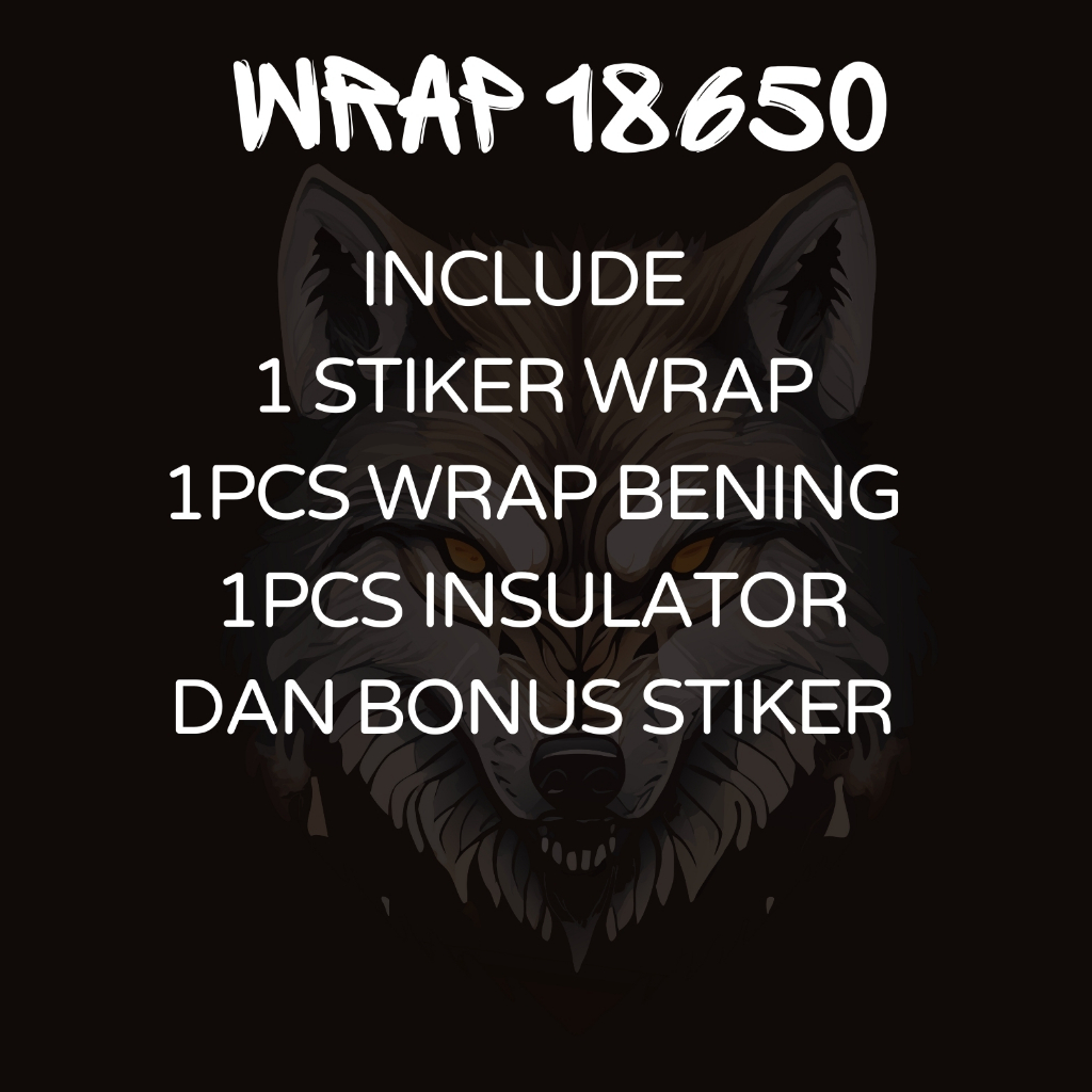 

Wrap baterai 18650 Spongebob