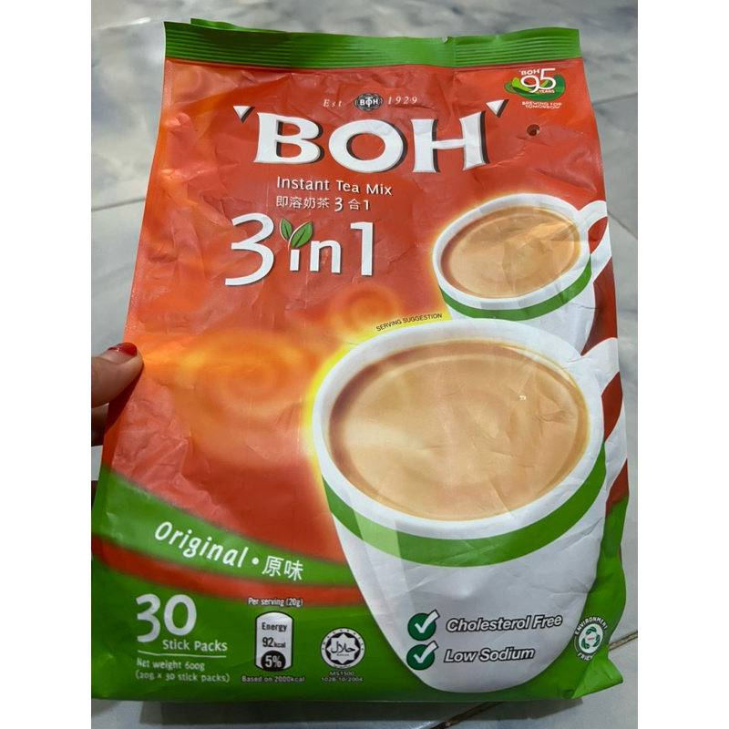 

Teh Tarik BOH 3in1 Original Malaysia 30pcs