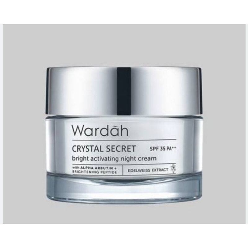 Wardah crystal secret night cream
