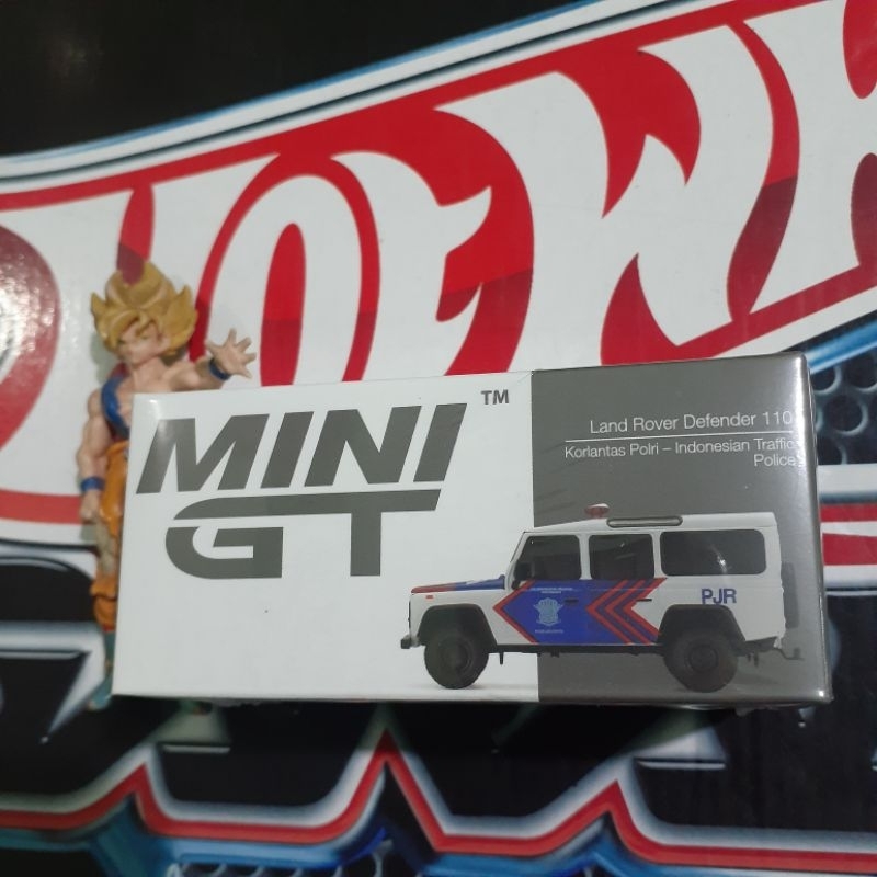 Mini GT Land Rover Defender 110 Korlantas Polri Indonesia Traffic Police 157 Sealed