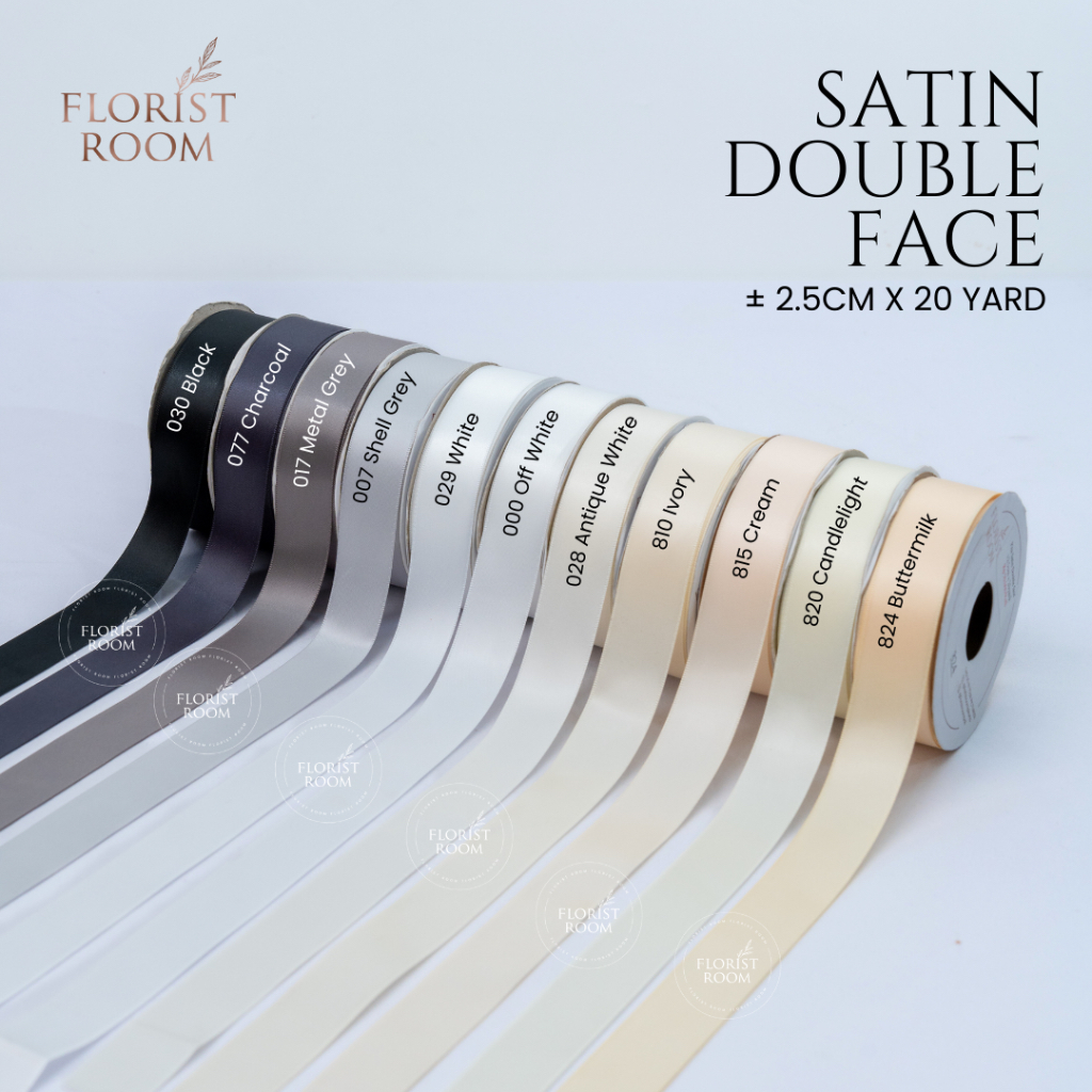 

Pita Satin Double Face ±2.5cm x 20yard