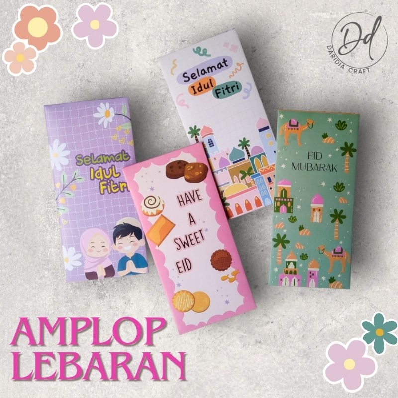 

Amplop Uang / Angpao THR Lebaran Aesthetic Tebal Besar Tanpa Lipat Berperekat (isi 10pcs)