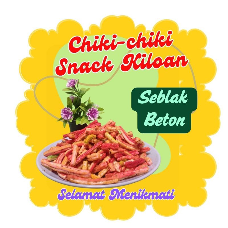 

Seblak Beton pedas snack chiki-chiki kiloan 100gr 200gr 500gr