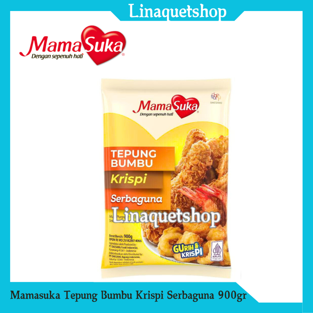

MAMASUKA Tepung Bumbu Krispi Serbaguna 900gr