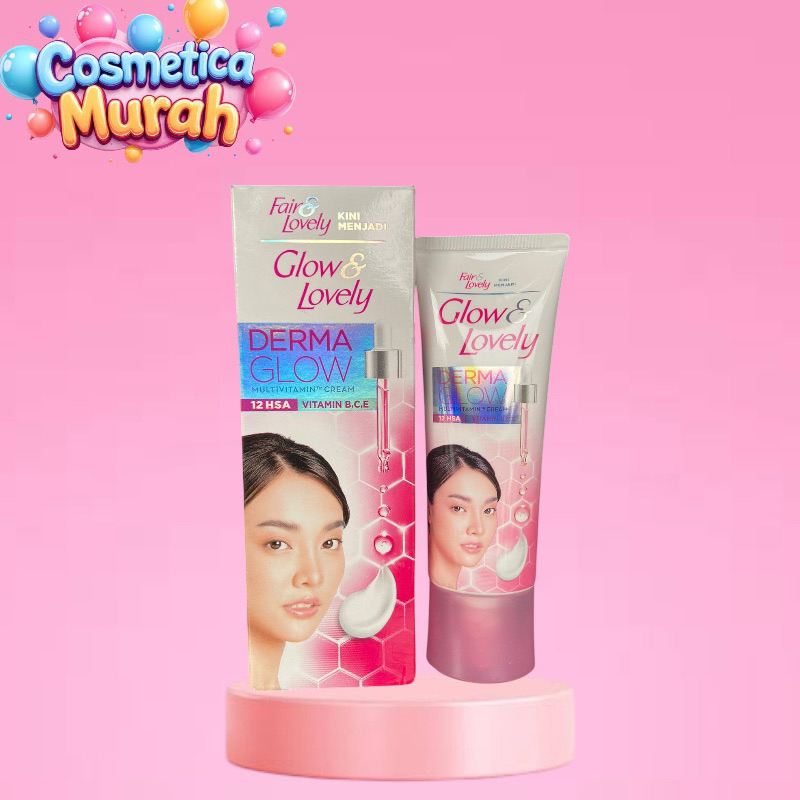 ue.x]FAIR & LOVELY menjadi GLOW AND LOVELY derma glow multivitamin cream 46 gr