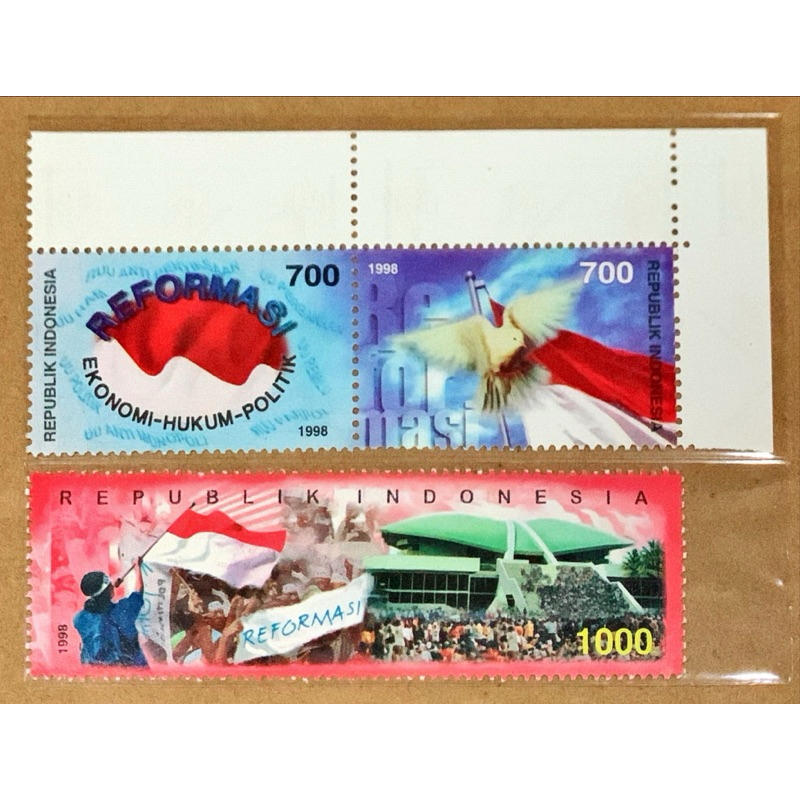 

(BA) PRANGKO INDONESIA 1998 REFORMASI 3V SERIES MNH.