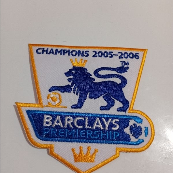PATCH BORDIR BPL LIGA INGGRIS CHAMPIONS 2005 2006