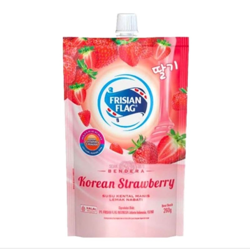 

FRISIAN FLAG Kental Manis Korean Strawberry 260 g