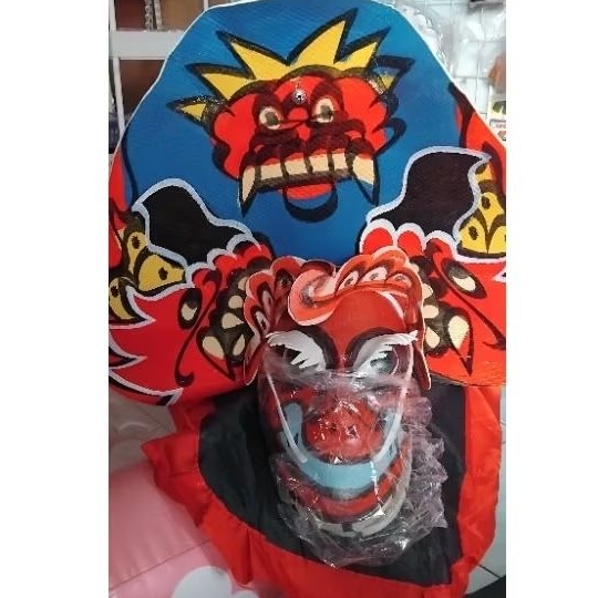 BARONGAN ANAK BARONGAN KAYU CAPLOKAN barongan caplokan barongan cat warna mainan barongan anak