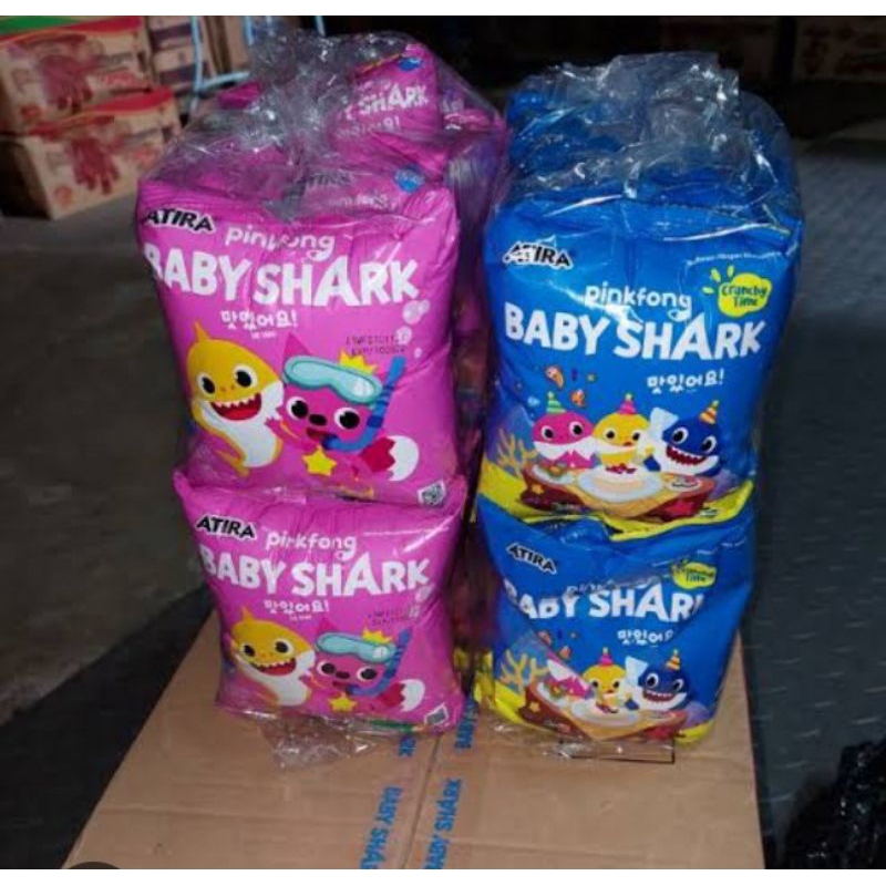 

ATIRA CIKI BABY SHARK BERHADIAH 1 PAK ISI 10 PCS