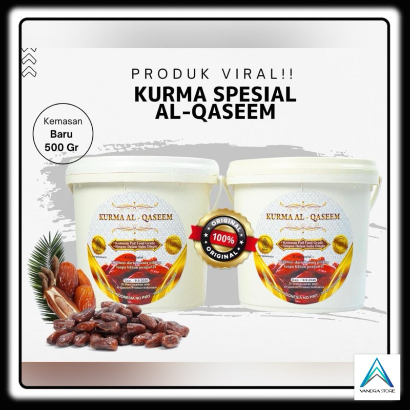 

Kurma Al Qaseem 500 Gram 1 Ember - Kurma Premium Manis & Bergizi, Pilihan Terbaik Ramadhan
