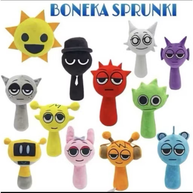BONEKA SPRUNKI / BONEKA HOROR GAME SPRUNKI 30cm Toys Doll