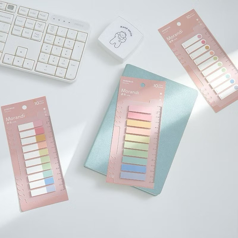 

SKOOLIFE Pembatas/Penanda Buku Aesthetic Lucu Alat Tulis Untuk Kantor Sekolah Stationery Sticky Korea