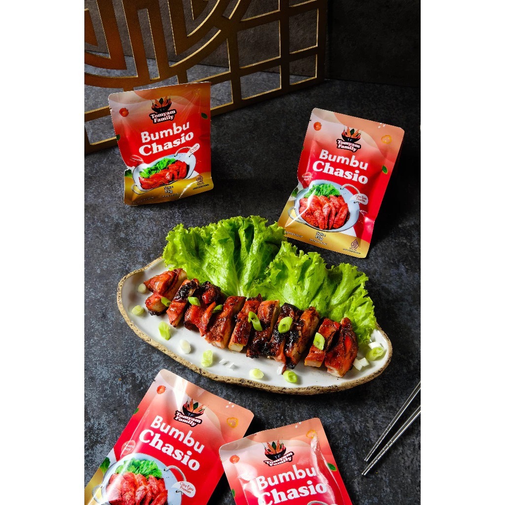 

Bumbu Chasio atau Charsiu Kualitas Premium Sachet Merek Tomyam Family