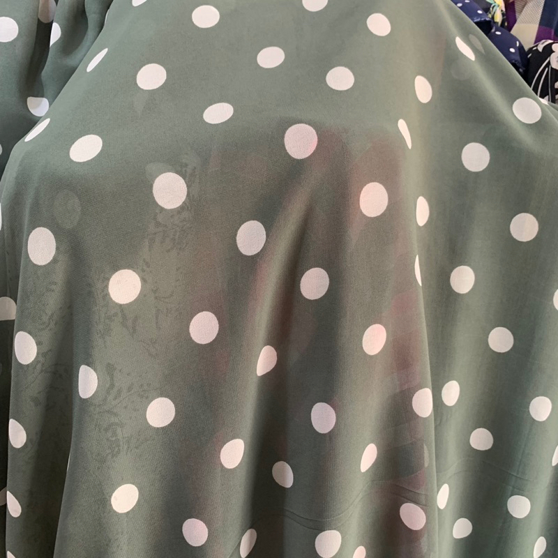 kain ceruty motif - kain ceruty polkadot - kain ceruty premium motif