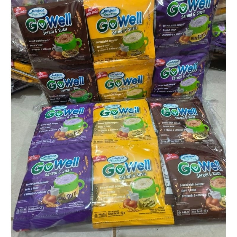 

GoWell Minuman Sereal 29gram x 10 sachet