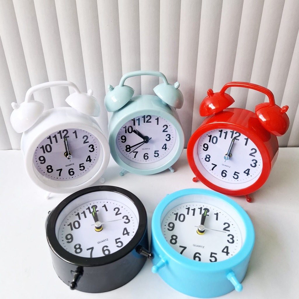 Jam Weker Alarm JX 8028 /Jam Meja Alarm / Dm 8cm