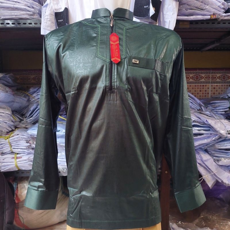 koko Lengan PANJANG AL-WAFA RISLETINGbahan SAUDI menggunanakn MANSIT / koko lengan PANJANG AL-WAFA b