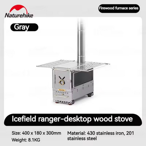 NATUREHIKE CNK2300CW021 KOMPOR MEJA KAYU BAKAR - TABLETOP FIREWOOD STOVE