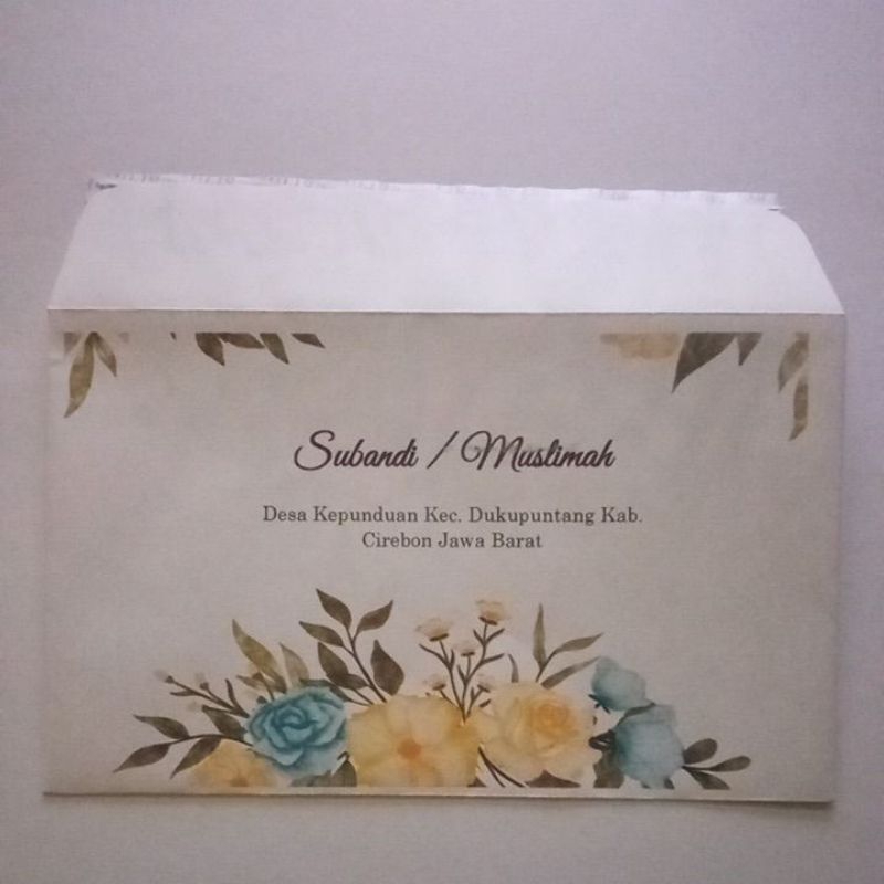 

amplop kondangan uang paperline custom