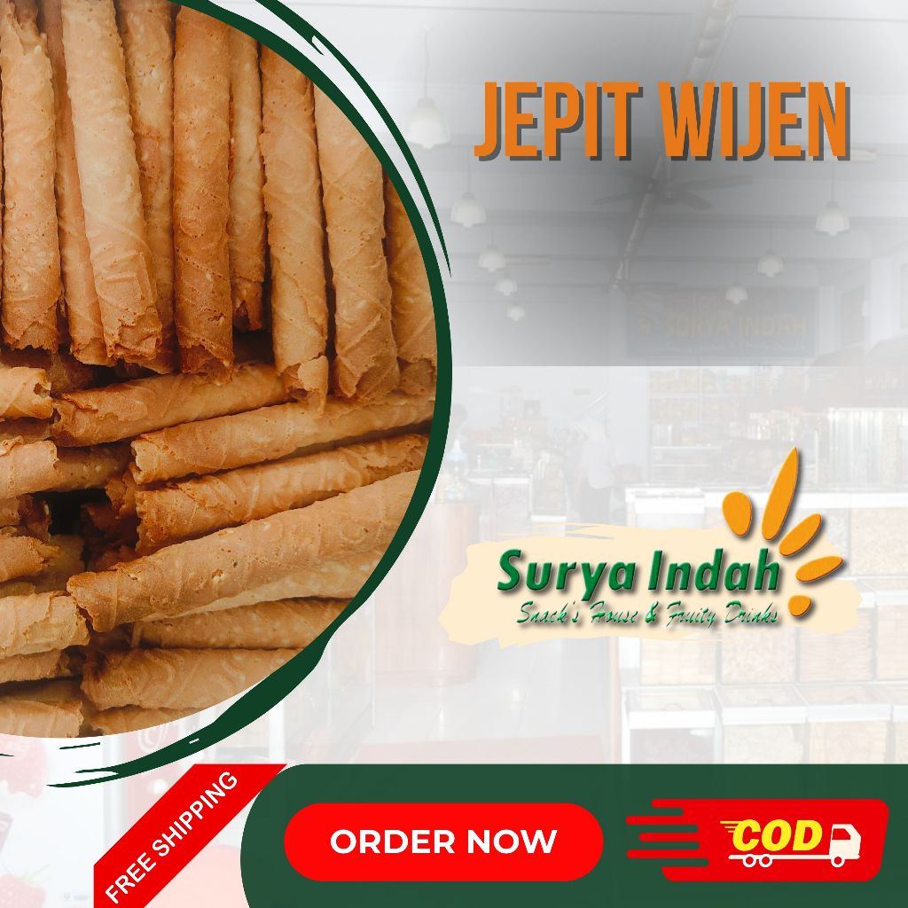 

Jepit Wijen dijamin Enak Kwalitas Premium 100gr Surya Indah Jombang