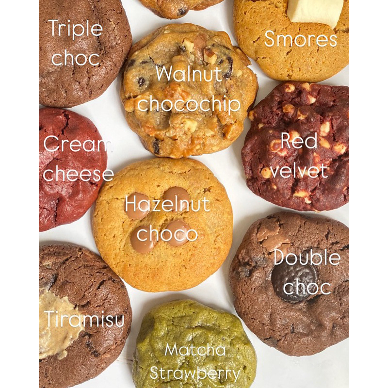 

Soft Baked Cookies, Chewy and gooey inside. Best soft baked cookie in Pontianak