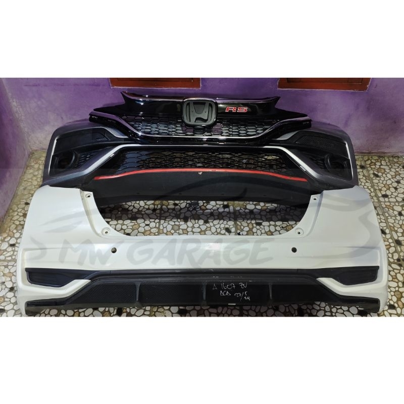 Upgrade Bumper Honda Jazz GK5 Facelift depan belakang
